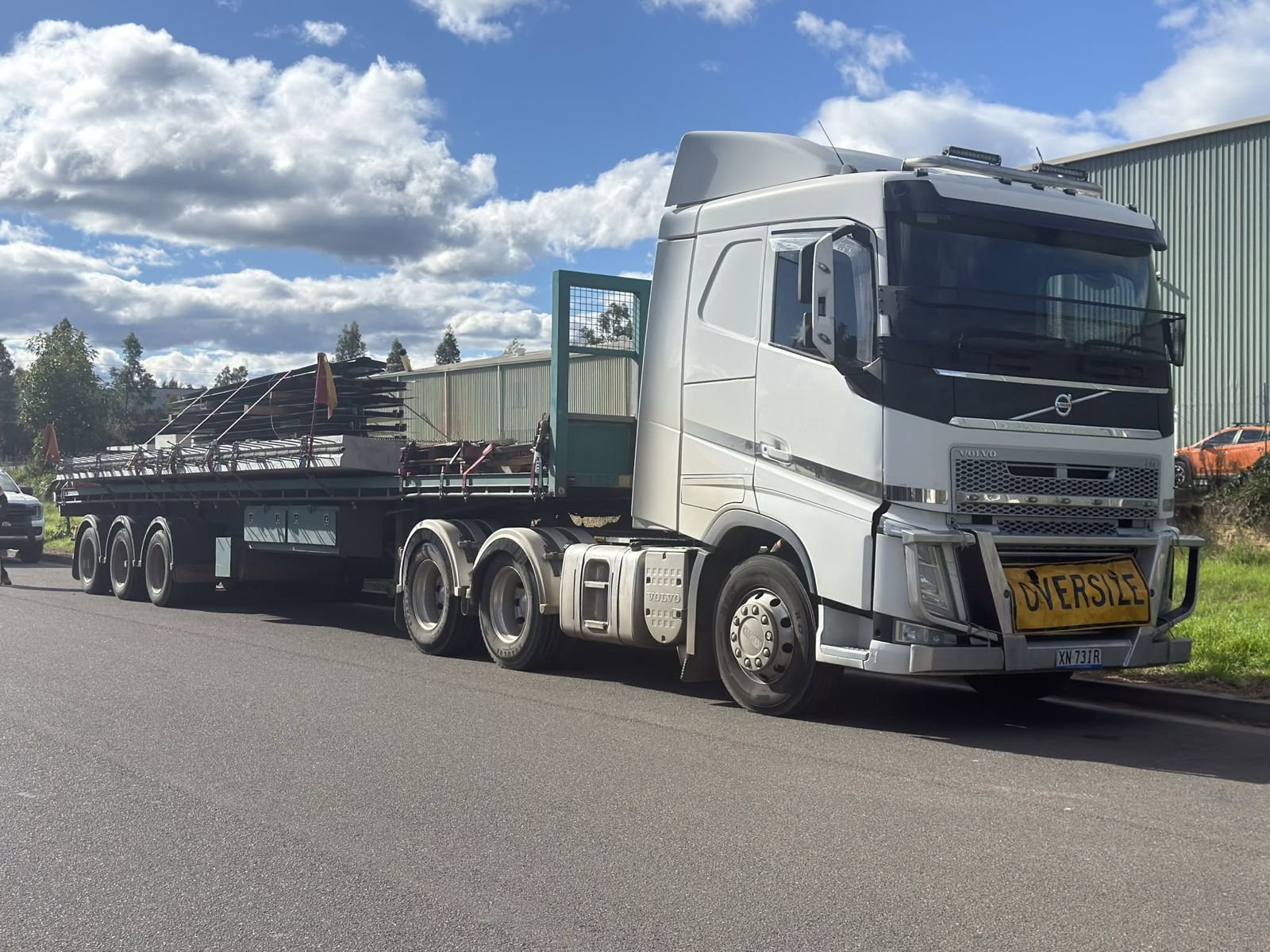 Oversize load truck transport in Sydney