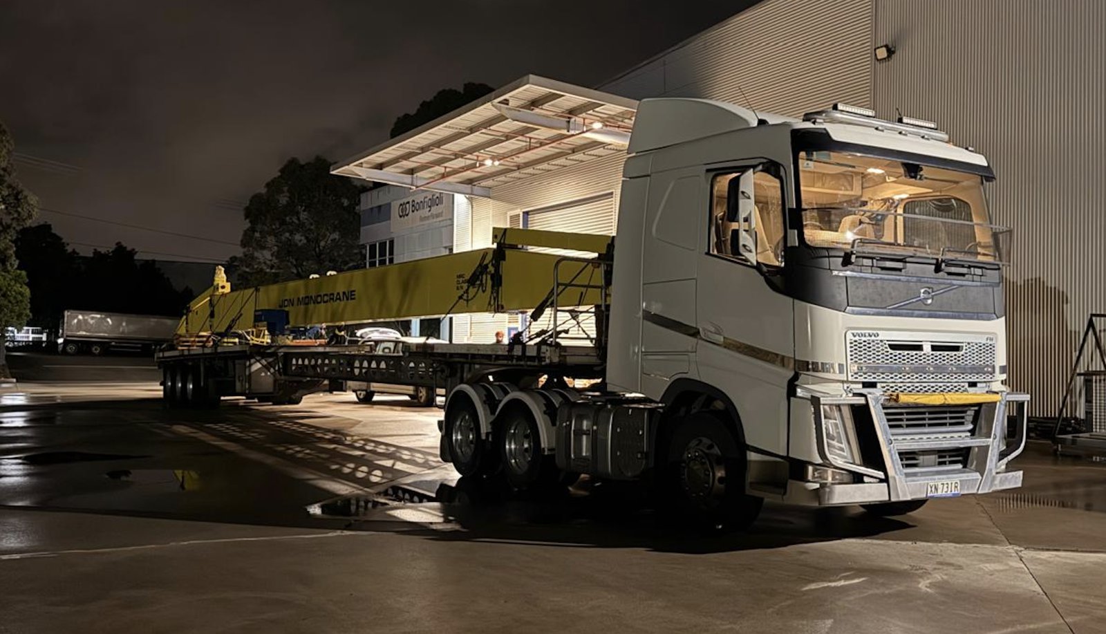 Semi-trailer for Extendable freight