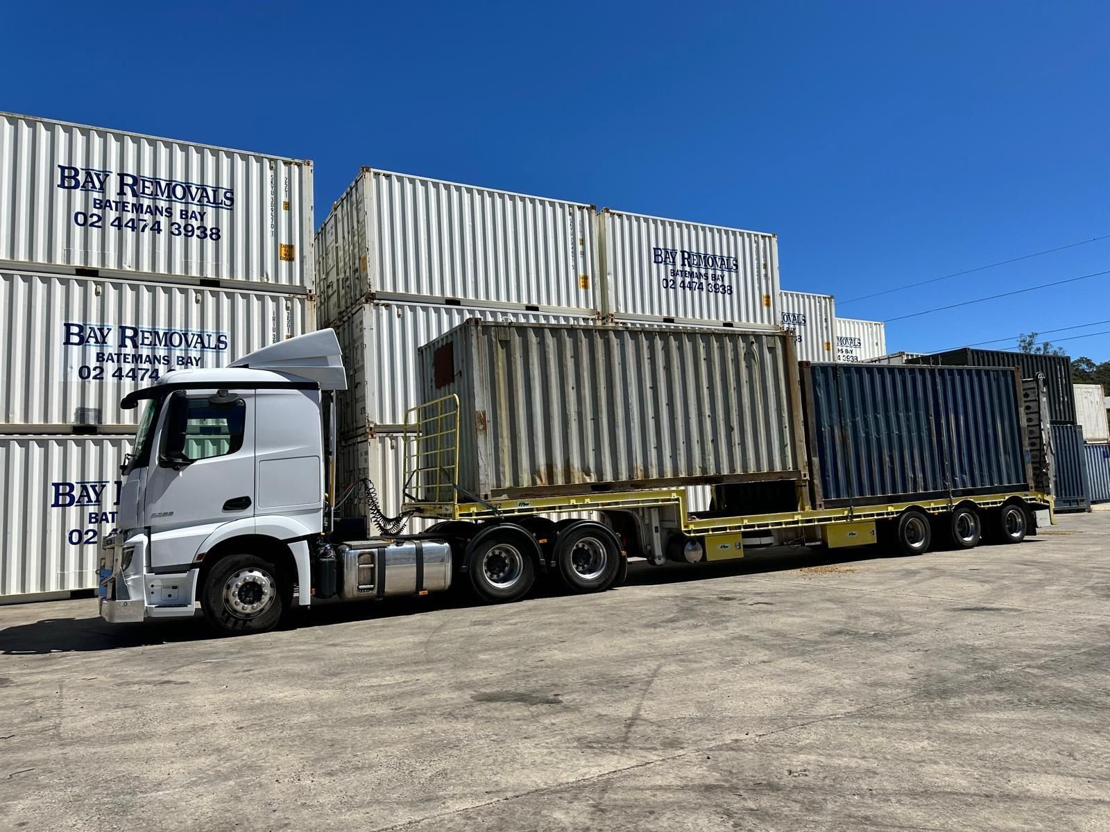 Container transport truck, Sydney freight company